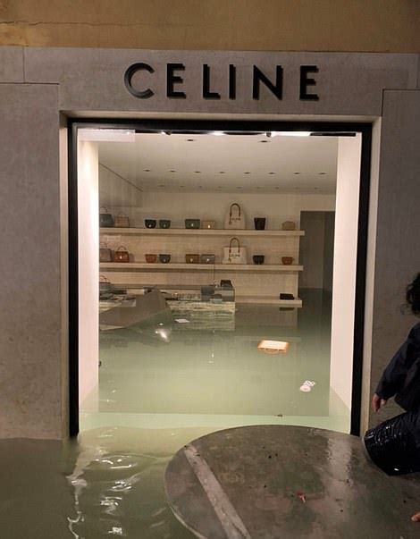 celine store venice flood|venice flood season clothing.